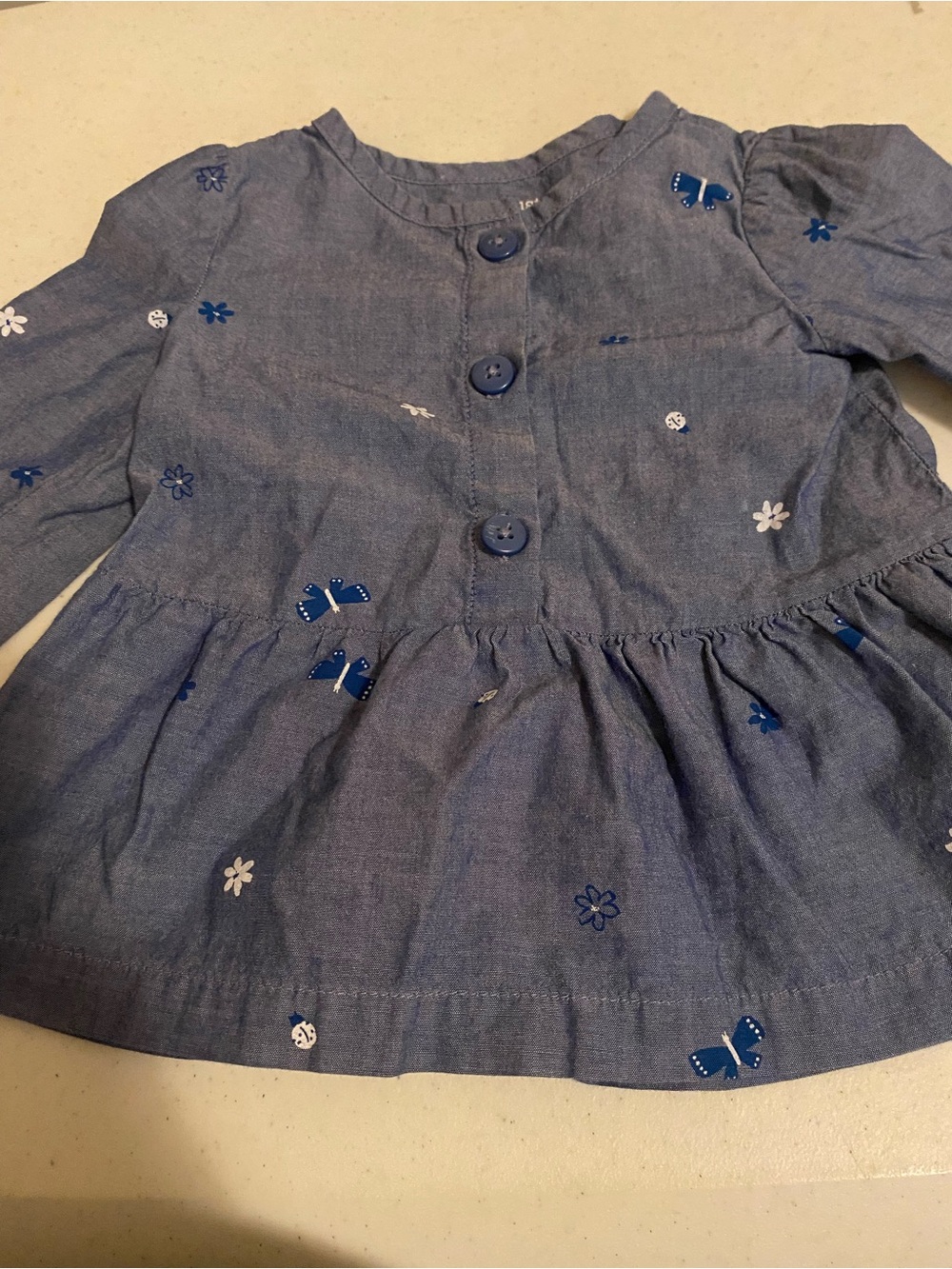 Carter's Blue Toddler Butterfly Print Dress